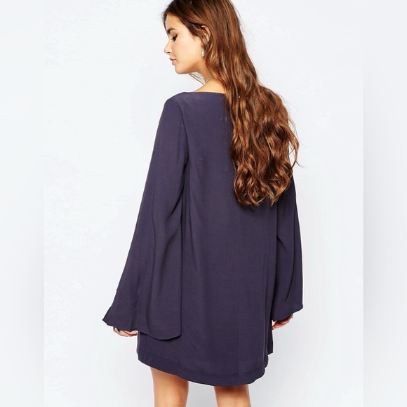 Free People Some Like It Hot Cape Minidress with Split Sleeves - Picture 9 of 9